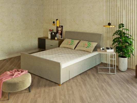 Кровать Vita Mia Rim ( Рим ) с выкатным ящиком 1