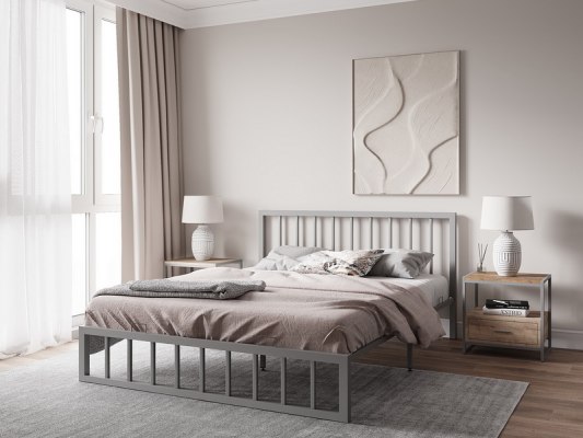 Металлическая кровать Саманта 1 2