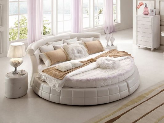 Круглая кровать SleepArt Селена 1