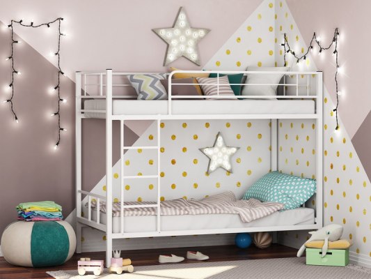 Кровать двухъярусная металлическая Севилья - 2 1