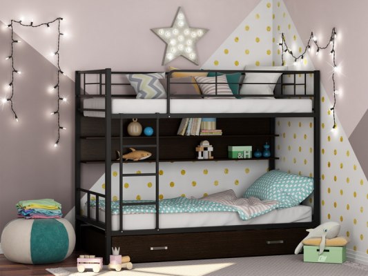 Кровать двухъярусная металлическая Севилья - 2ПЯ 1