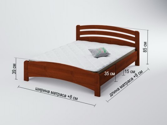 Кровать из массива дерева Vita Mia Siena (Сиена) 3