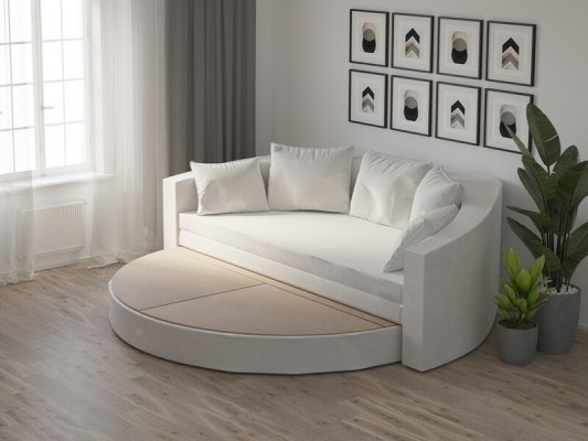 Круглая кровать-диван SleepArt Слип - купить в Интернет магазине ВашМатрас.ру