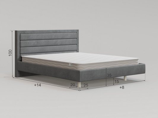 Кровать Vita Mia Somerset Fly ( Сомерсет парящая ) 6