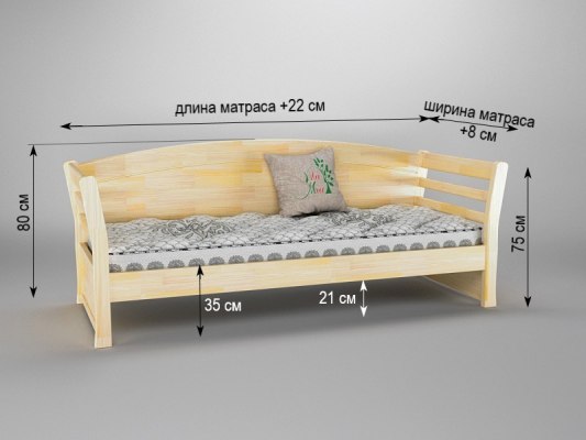 Кровать Vita Mia Tina ( Тина ) с выкатным спальным местом 7