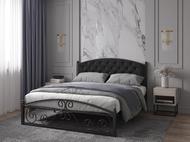 Металлическая кровать Бали