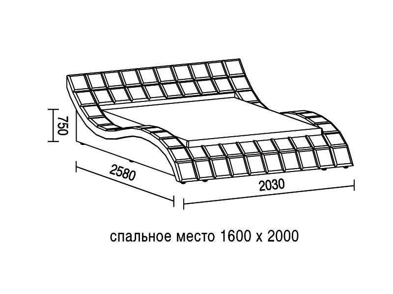 Кровать Soft Bed Tatami 1
