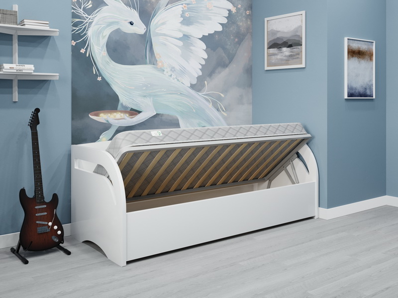 Диван кровать из массива дерева Vita Mia Bonny ( Бонни ) с подъёмным механизмом