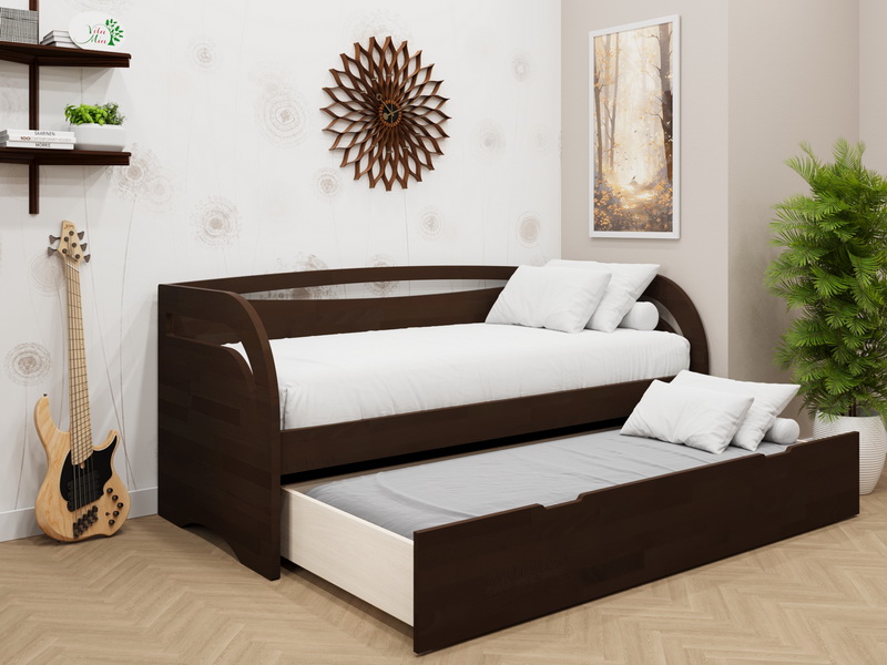 Диван кровать из массива дерева Vita Mia Bonny ( Бонни ) с выкатным спальным местом