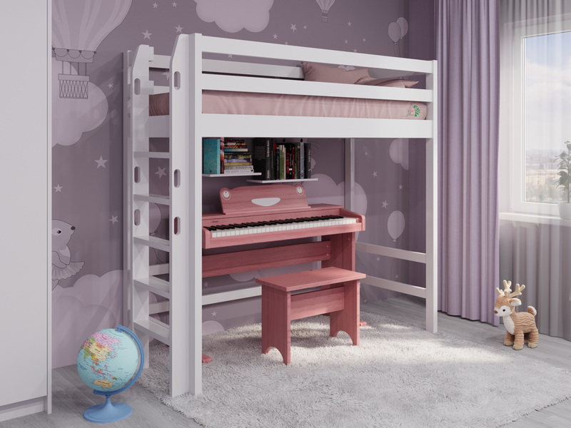 Кровать-чердак из массива дерева Vita Mia Bravo ( Браво )