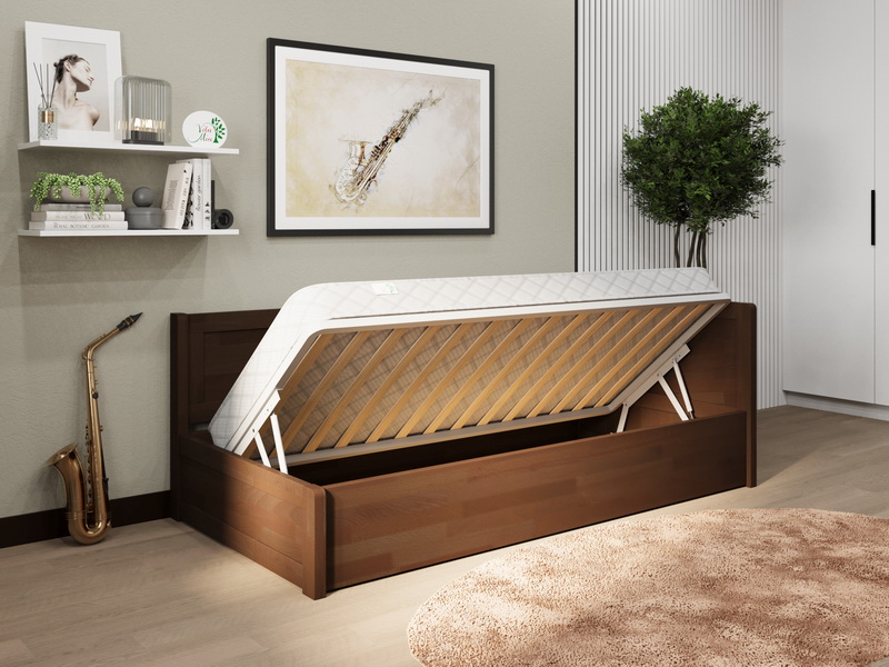 Кровать деревянная Vita Mia Domenica ( Доменика ) с подъёмным механизмом