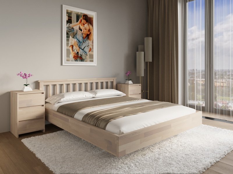 Кровать из массива дерева Vita Mia Helen Fly ( Хелен Парящая )