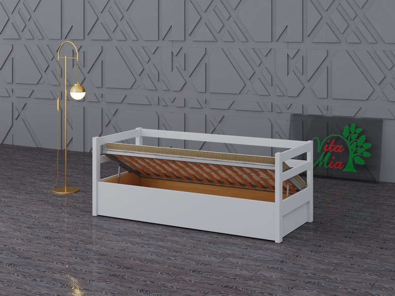 Кровать софа из массива дерева Vita Mia Korsar ( Корсар ) с подъёмным механизмом