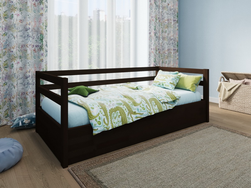 Кровать софа из массива дерева Vita Mia Korsar ( Корсар ) с подъёмным механизмом