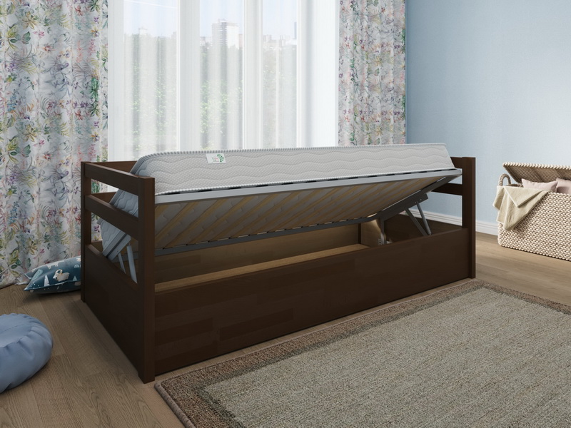 Кровать софа из массива дерева Vita Mia Korsar ( Корсар ) с подъёмным механизмом