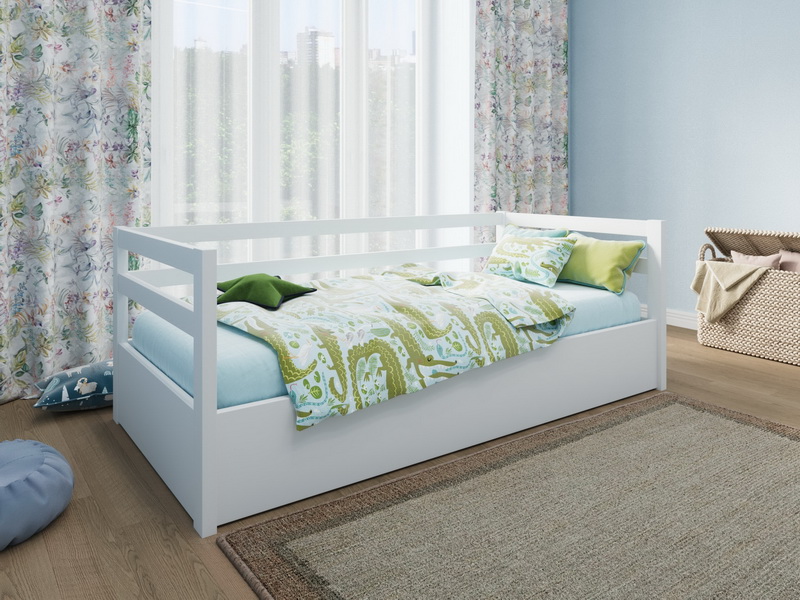 Кровать софа из массива дерева Vita Mia Korsar ( Корсар ) с подъёмным механизмом