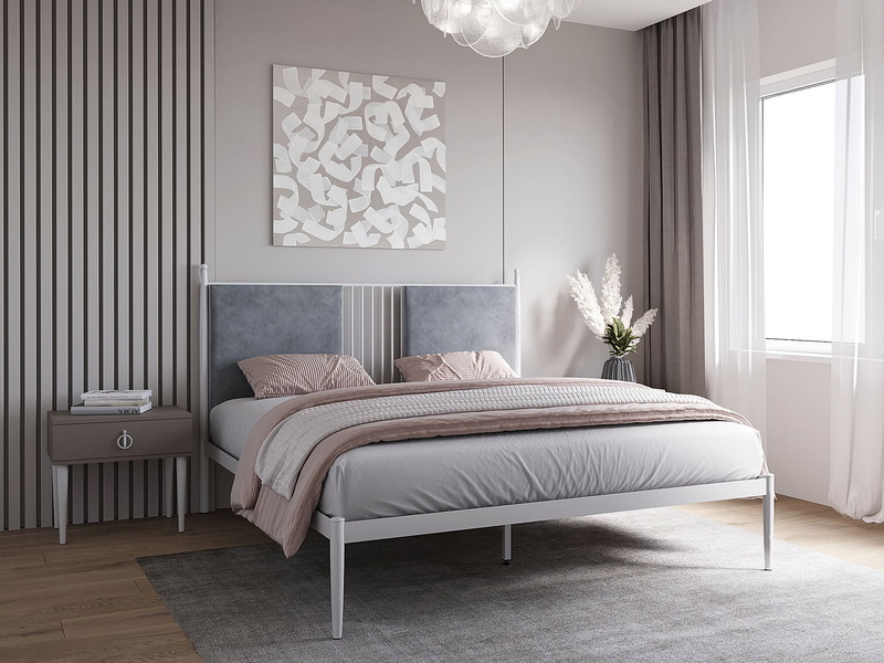 Металлическая кровать Лагуна