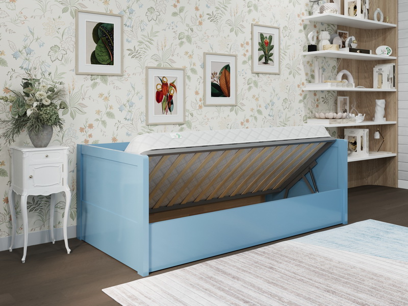 Кровать с ПМ из массива дерева Vita Mia Лидия