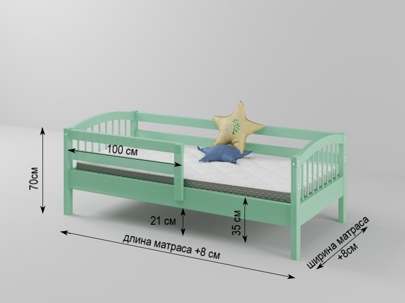 Кровать детская длина 130