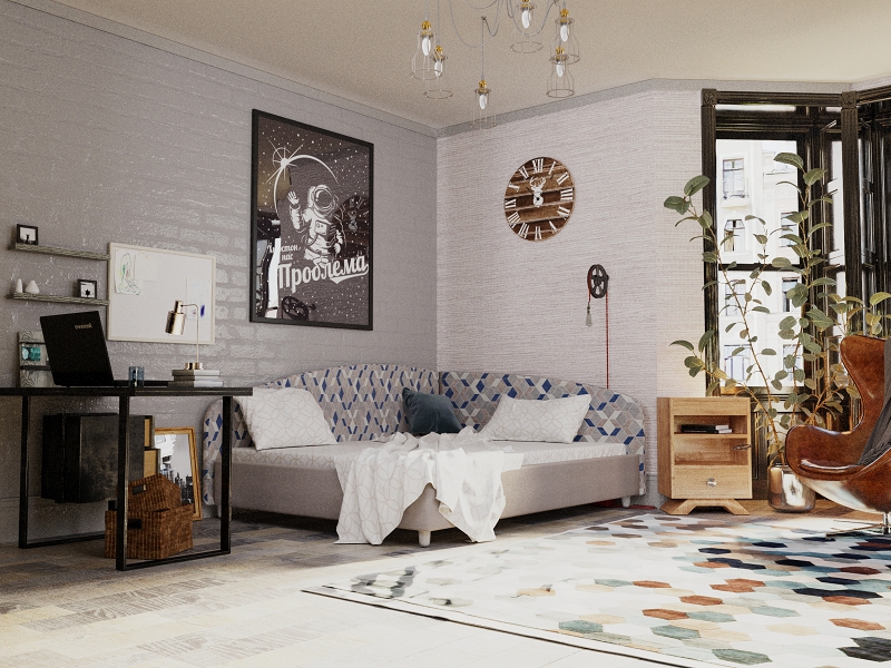 Кровать угловая PinoLetto Salli ( Салли )