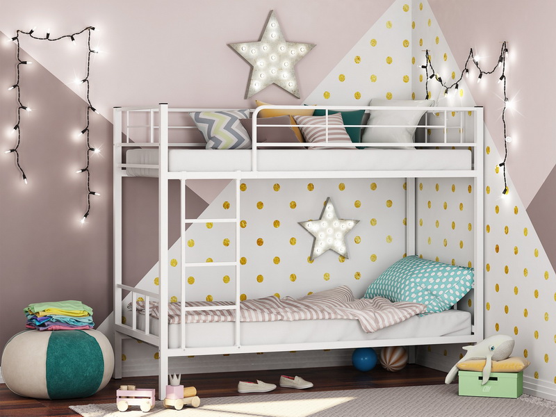 Кровать двухъярусная металлическая Севилья - 2