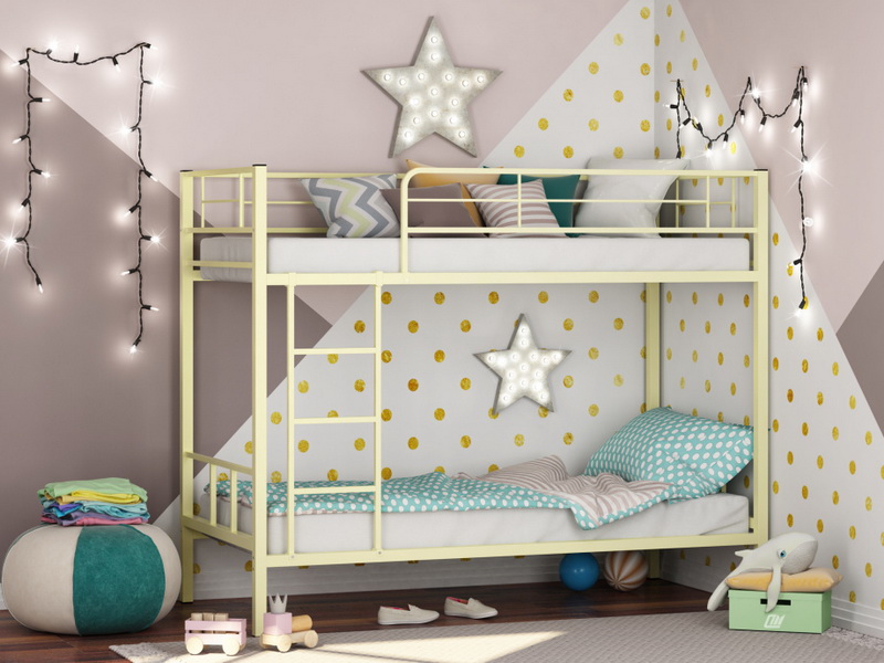 Кровать двухъярусная металлическая Севилья - 2