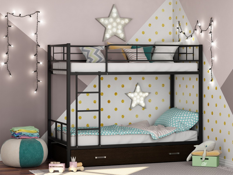Кровать двухъярусная металлическая Севилья - 2Я