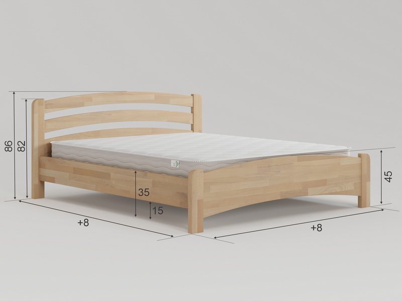 Кровать из массива дерева Vita Mia Siena ( Сиена )