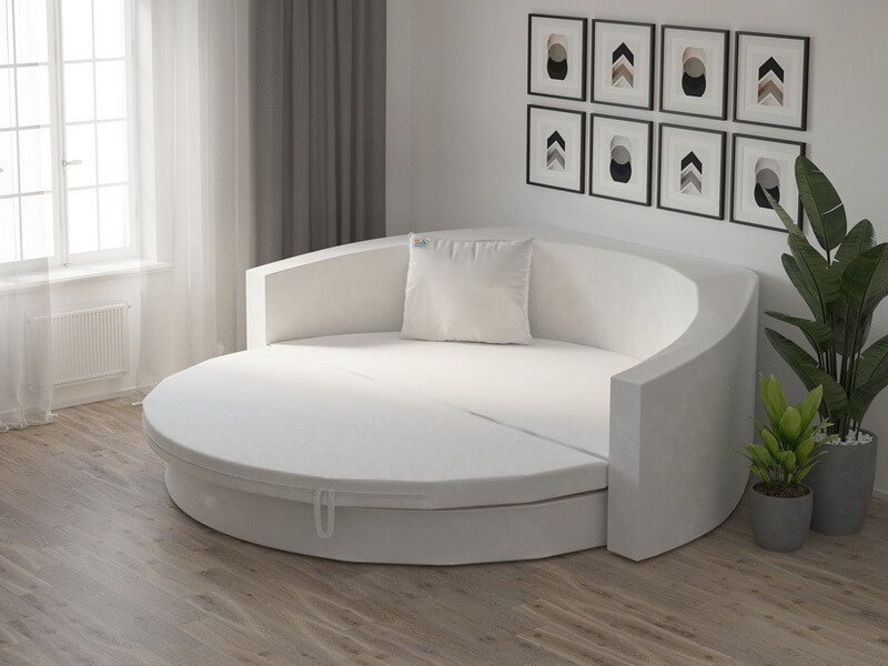 Круглая кровать-диван SleepArt Слип