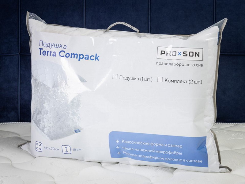 Комплект Подушек ProSon высокая Terra Compack