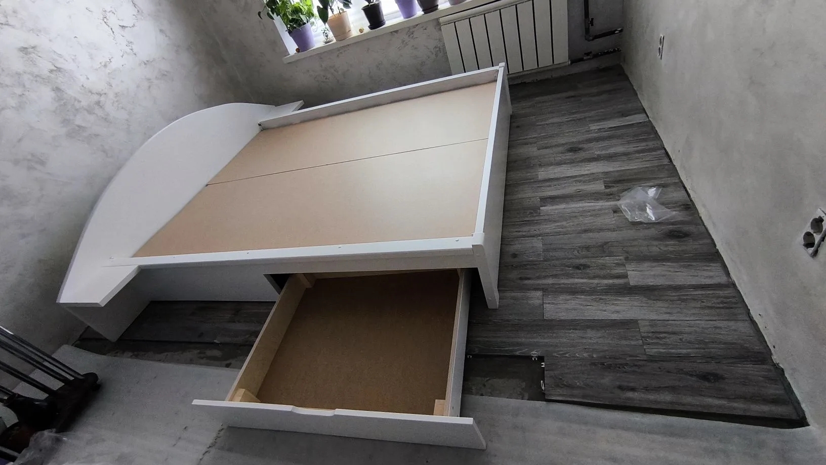 Кровать деревянная Vita Mia Fabia 160х200, Массив сосны. Цвет: белая эмаль