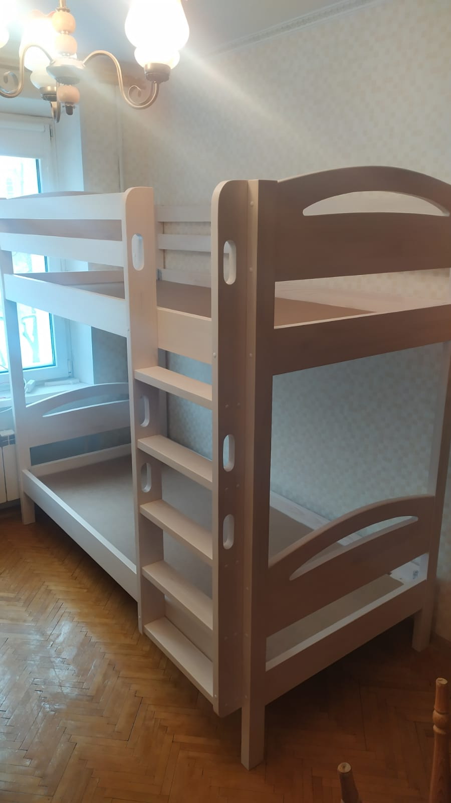 Двухъярусная кровать Vita Mia Альдо; 90x200см, цвет Беленое дерево
