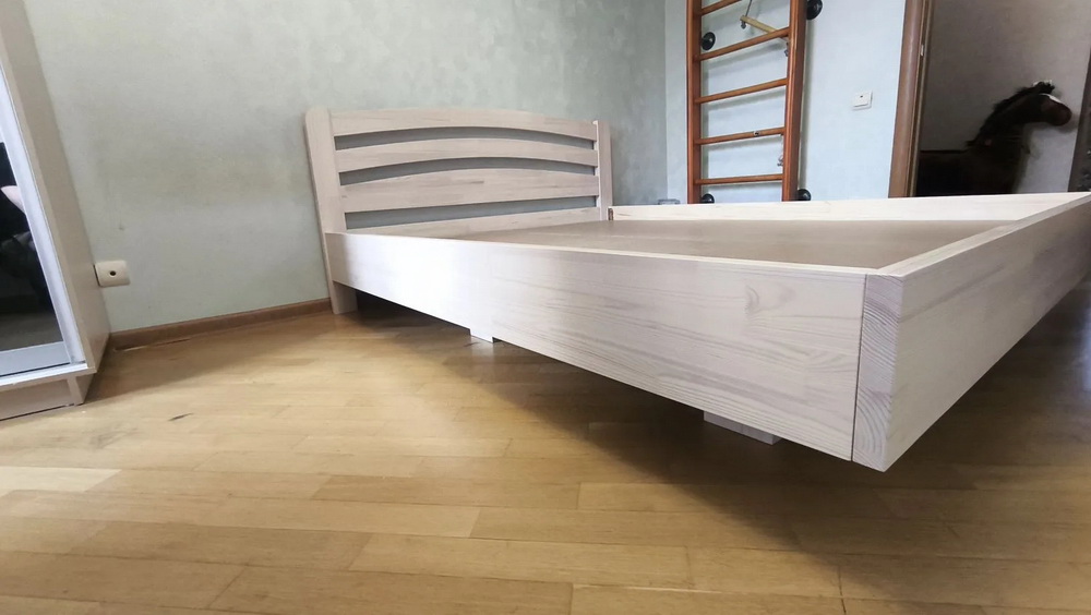 Кровать парящая Vita Mia Siena Fly ( Сиена Парящая ) 160х200, Цвет: Беленое дерево Кровать парящая Vita Mia Siena Fly ( Сиена Парящая ) 160х200, Цвет: Беленое дерево