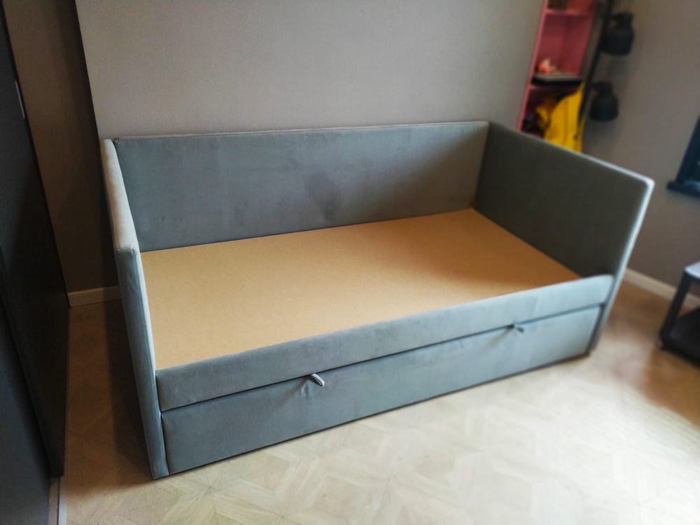 Кровать с тремя спинками Vita Mia Carolina, 100x200, ткань MAXX 900