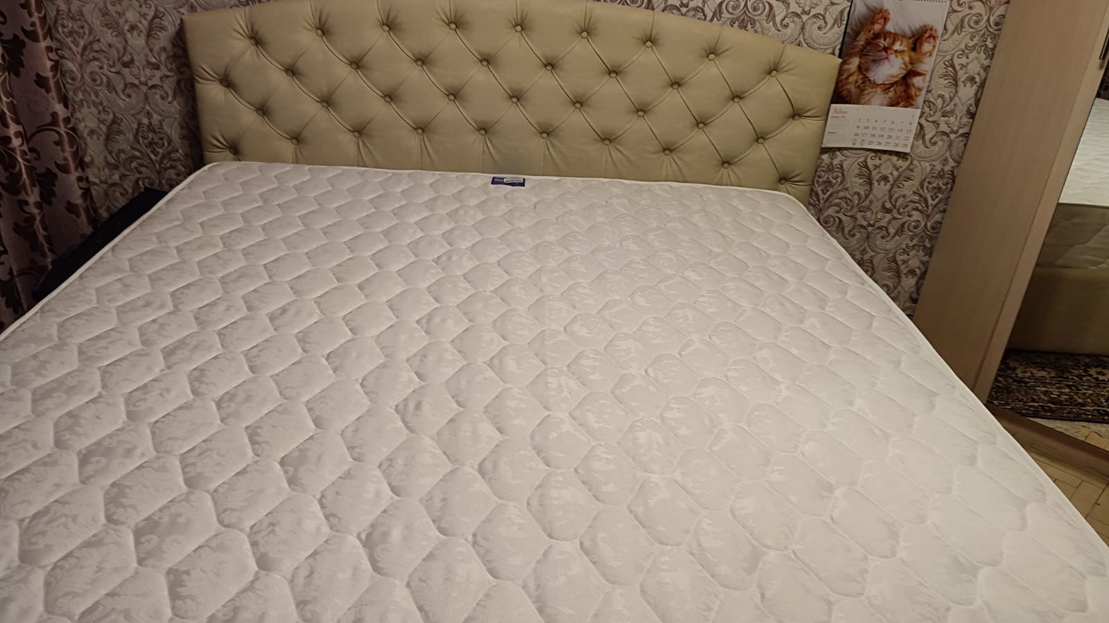 Кровать Дженифер с ПМ Экокожа Elite Lux 02
