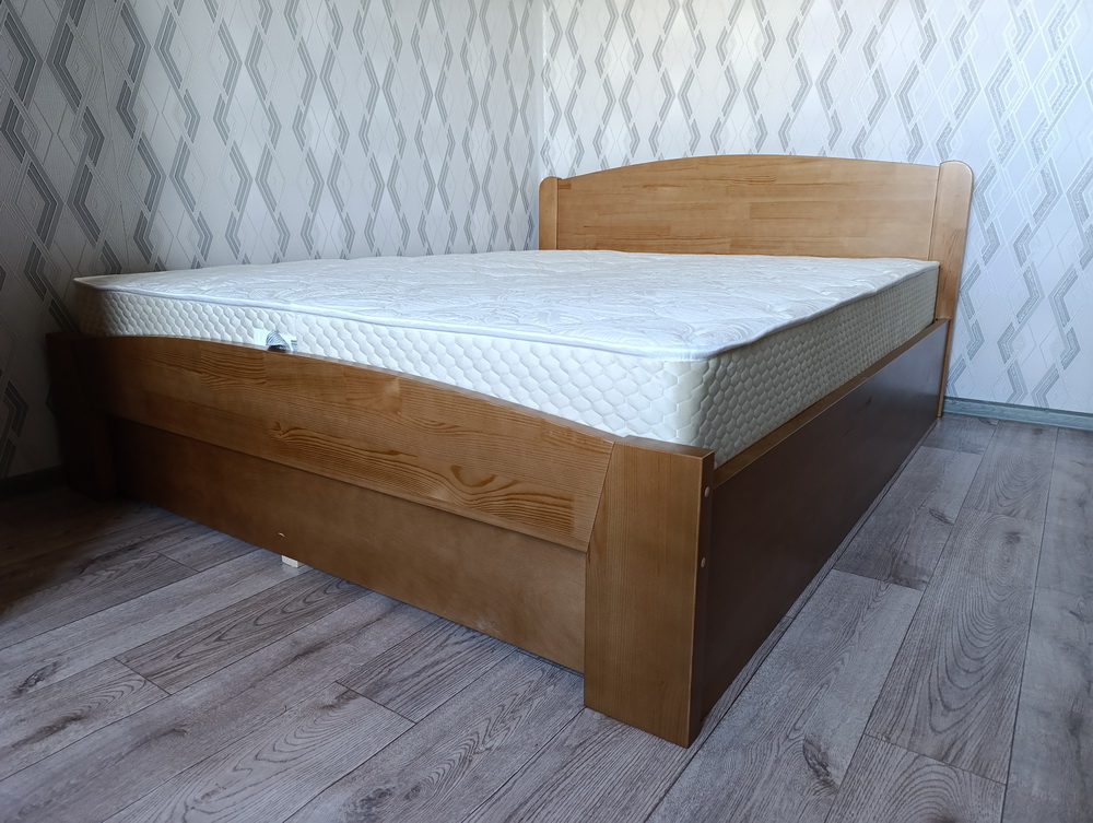 Кровать Vita Mia Selesta ( Селеста ),160x200 см. Изголовье сплошное без прорезей, Цвет: Дуб