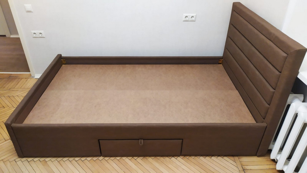 Кровать Vita Mia Somerset с выкатными ящиками; 120x200 см Экокожа Elite Lux 08 Кровать Vita Mia Somerset с выкатными ящиками; 120x200 см Экокожа Elite Lux 08
