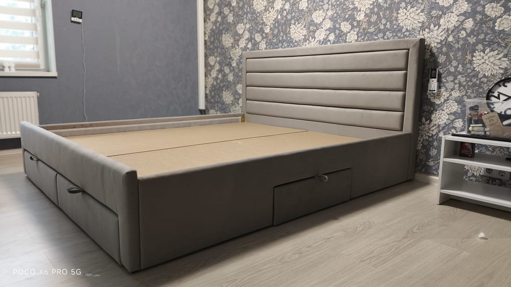 Кровать Сомерсет 180х200 в велюре Velutto 08