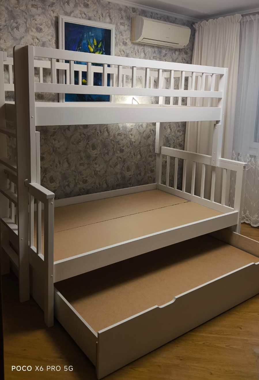 Кровать Турин. Размер 90х180, 120х180 Белая эмаль